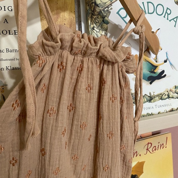 RYLEE + CRU CROSS EMBROIDERED BUBBLE JUMPSUIT - Picture 5 of 7